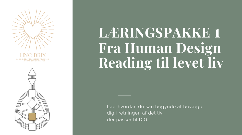 Mini Masterclass 1: Fra Human Design reading til levet liv